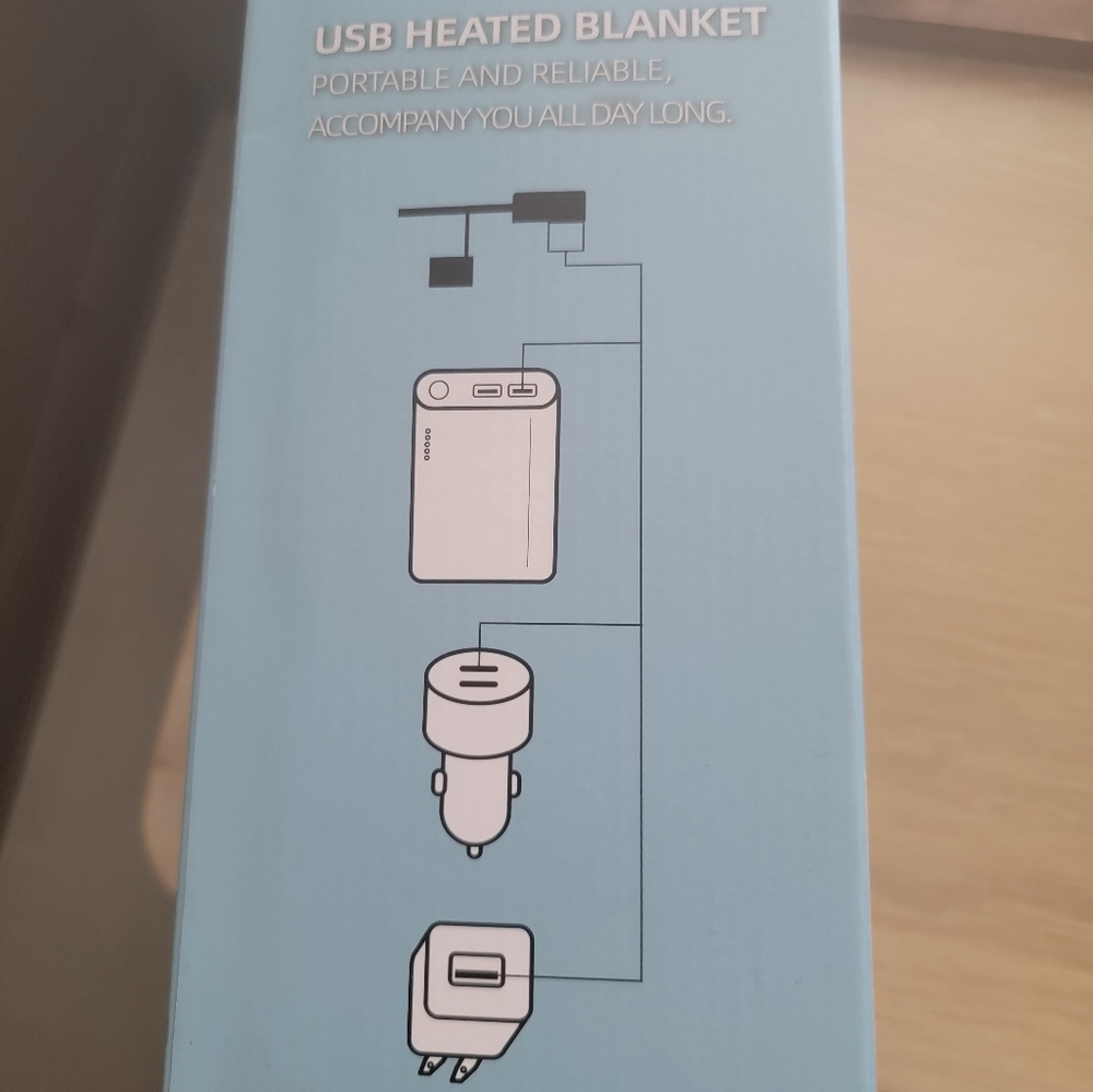 Wearable USB Heated Blanket - Picture 4 of 7